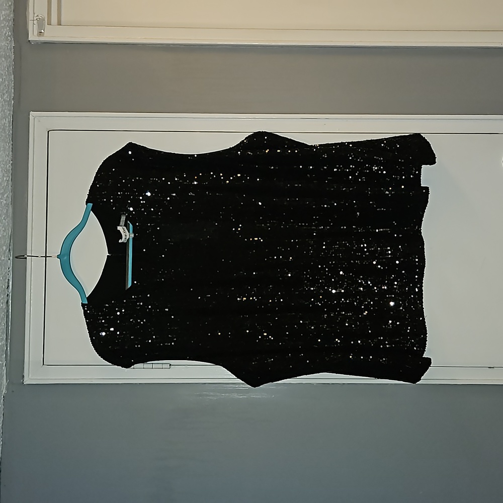 Calvin Klein sequin shell